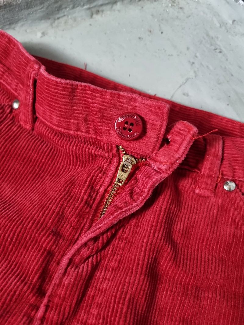 Thomaston Carpenter Corduroy Pants Red, foto 7