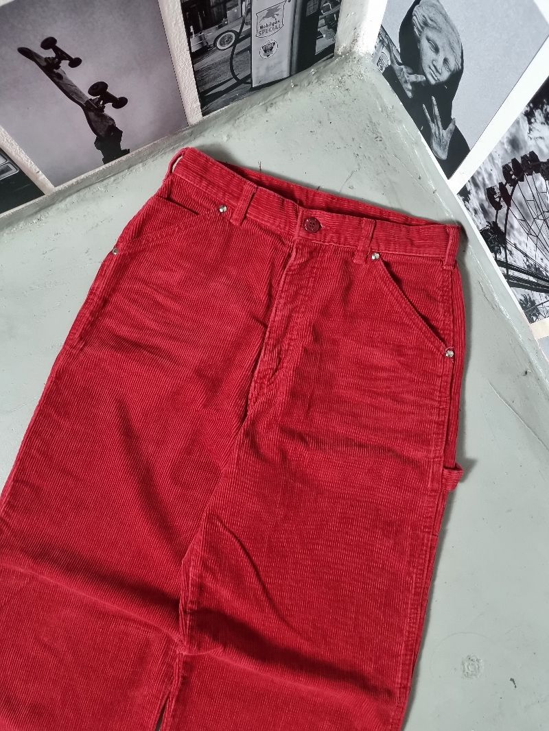 Thomaston Carpenter Corduroy Pants Red, foto 6