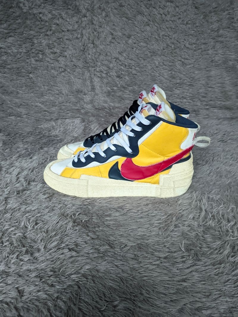 sacai x nike blazer mid navy