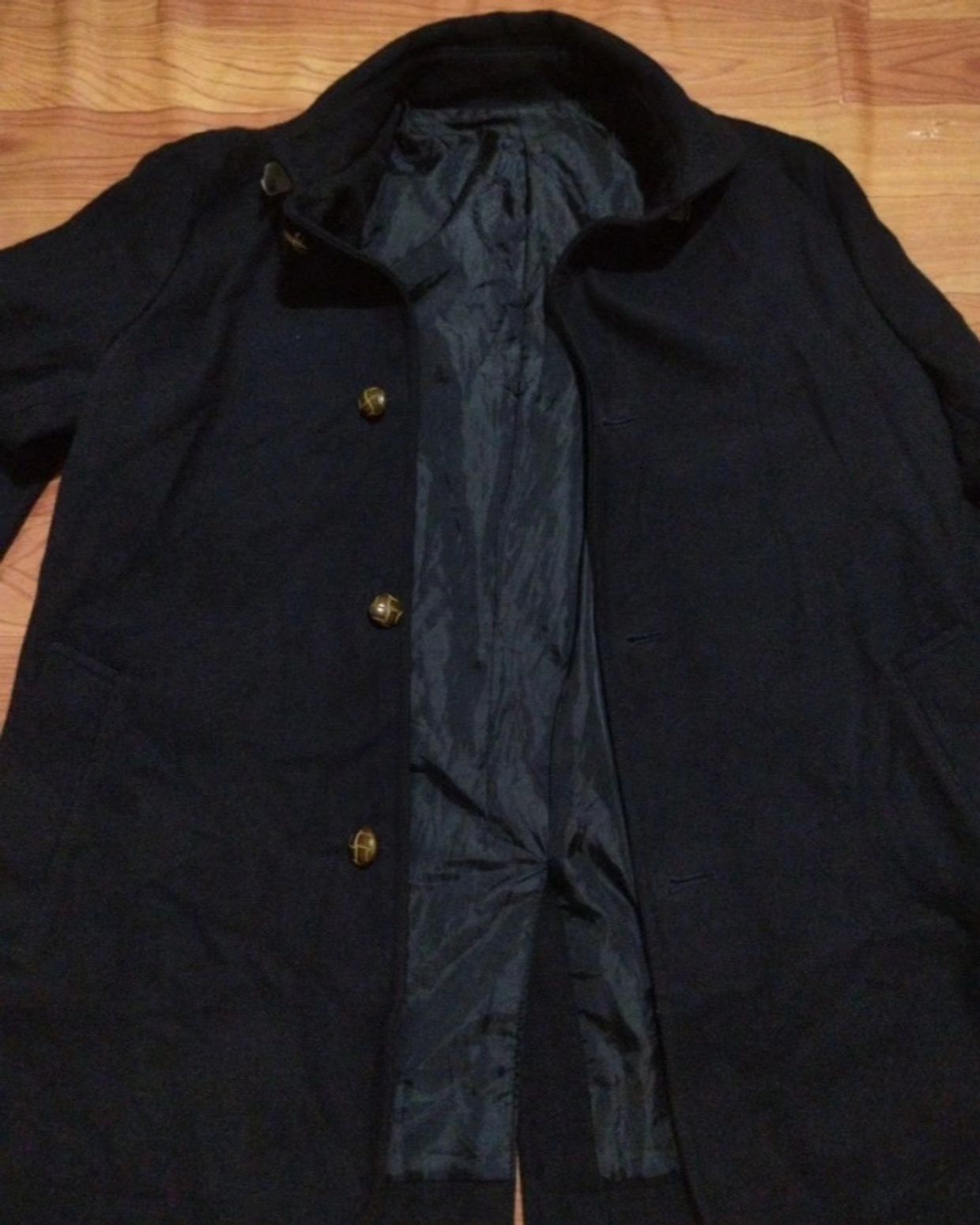 Takeo Kikuchi Casual Pea coat Pria blue, foto 4