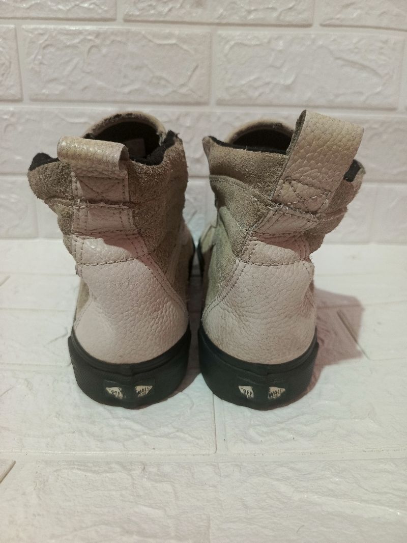 Vans SK8 Hi grey black Leather Suede, foto 3