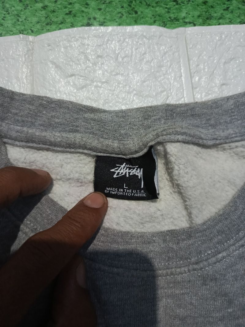 Crewneck Stussy bordir, foto 4