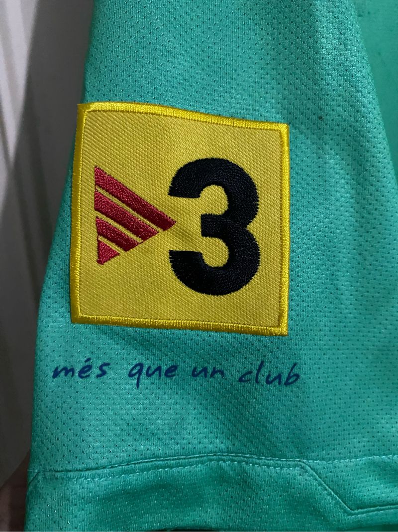 JERSEY BARCELONA RETRO AWAY PLAYER ISSUE 2010/2011, foto 6