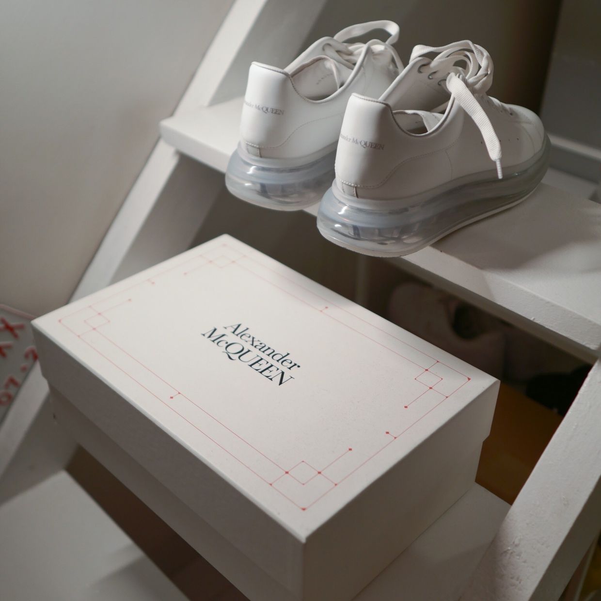 Alexander McQueen Casual Sneakers Pria white, foto 7