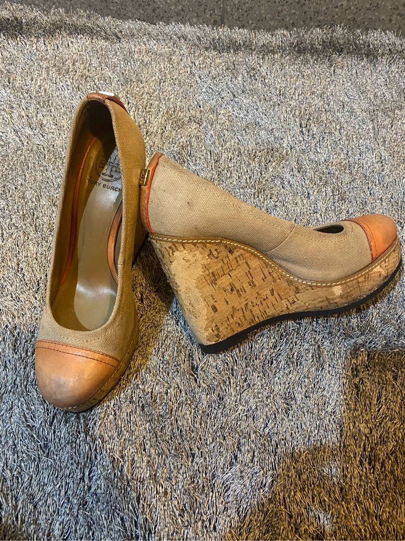 Sepatu wedges tory bruch, foto 7