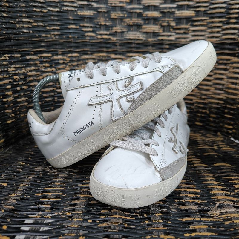 White Premiata Steven 5077 PREMIATA Patike STEVEN7291/PL25B