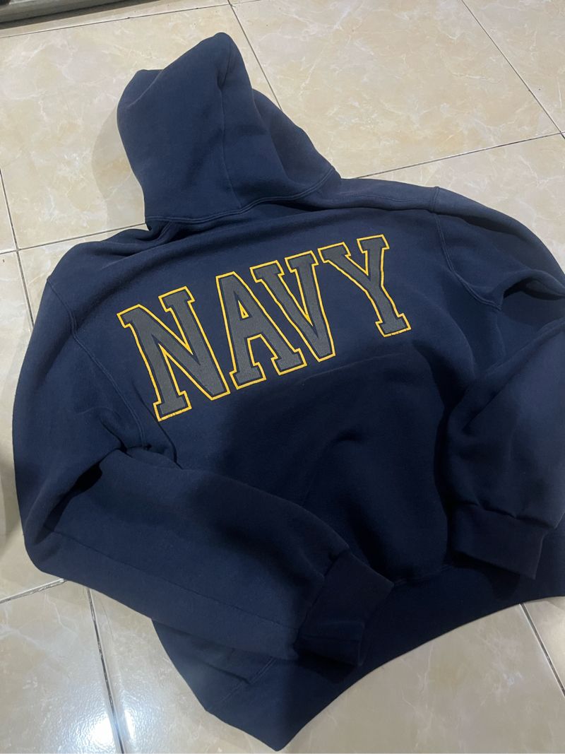 Hoodie Us Navy Tag Soffee 90’s, foto 5