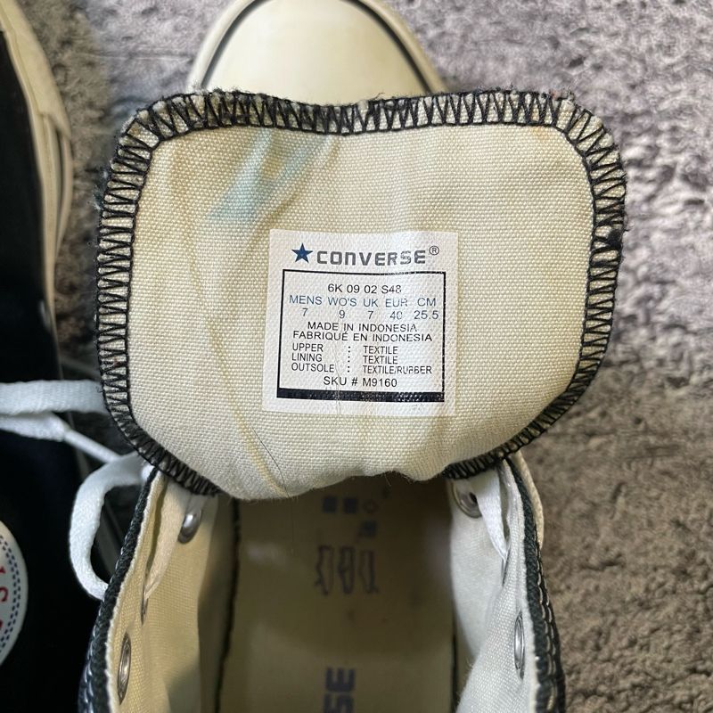 Converse Allstar Hi Black White, foto 8