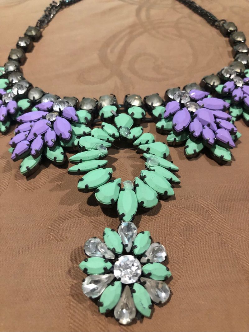 Kalung ungu biru, foto 2