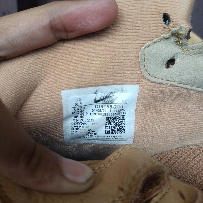 Sneakers Nike Air Force 1 Mid Flax, foto 7