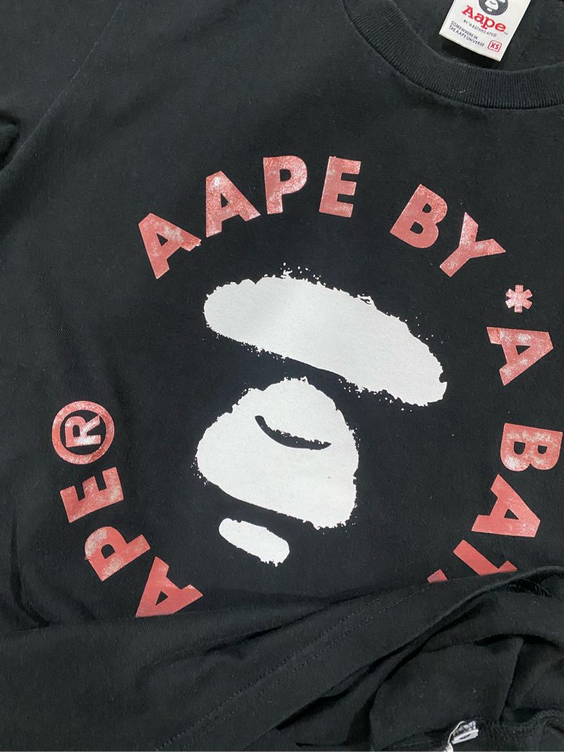 AAPE BY A Bathing Ape BAPE Shirt Men Black, foto 2