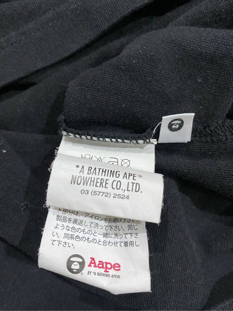 AAPE BY A Bathing Ape BAPE Shirt Men Black, foto 5
