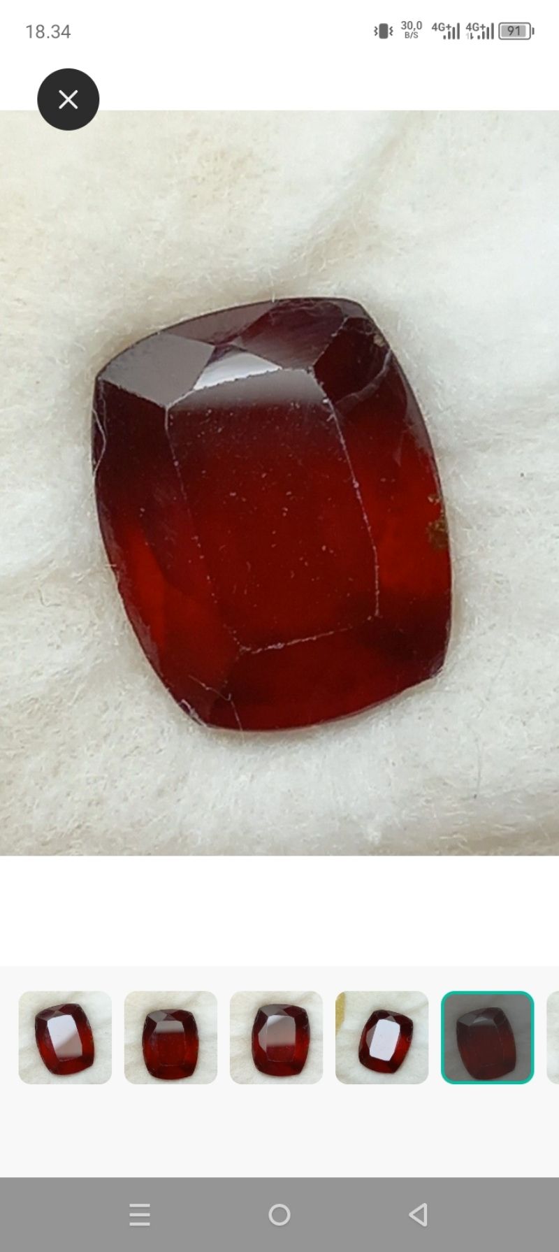 Natural garnet hesonite batu asli, foto 5