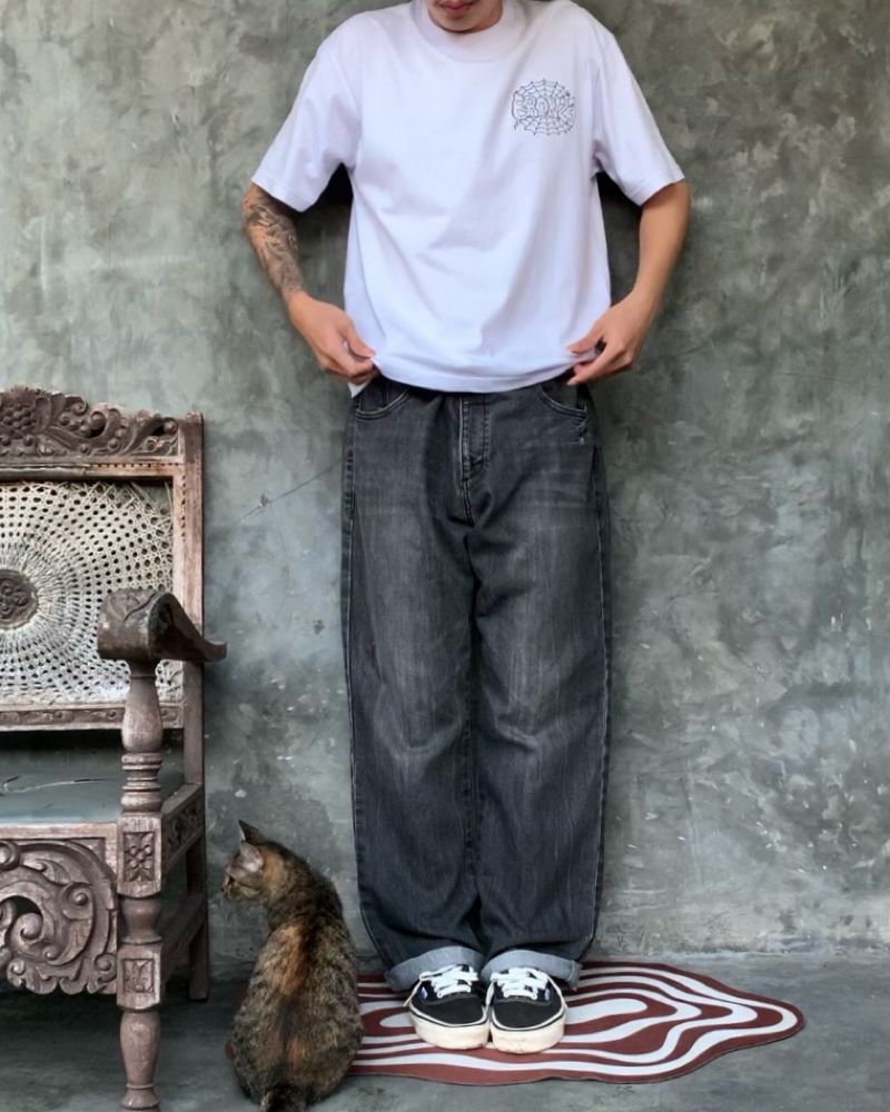 NEPA ITALY GREY WASHED JEANS, foto 3