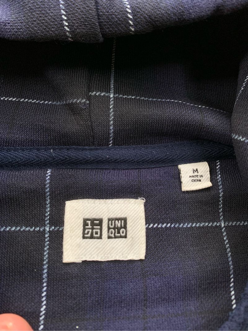 Hoodie zipper uniqlo, foto 3