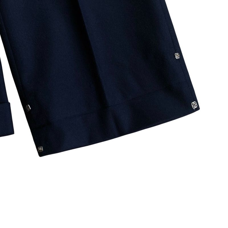 Baskin wool cuffed tailored trousers dark navy, foto 6