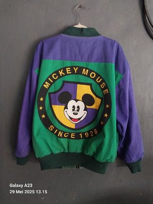 Bomber vintage micky mouse bolbal Rare
