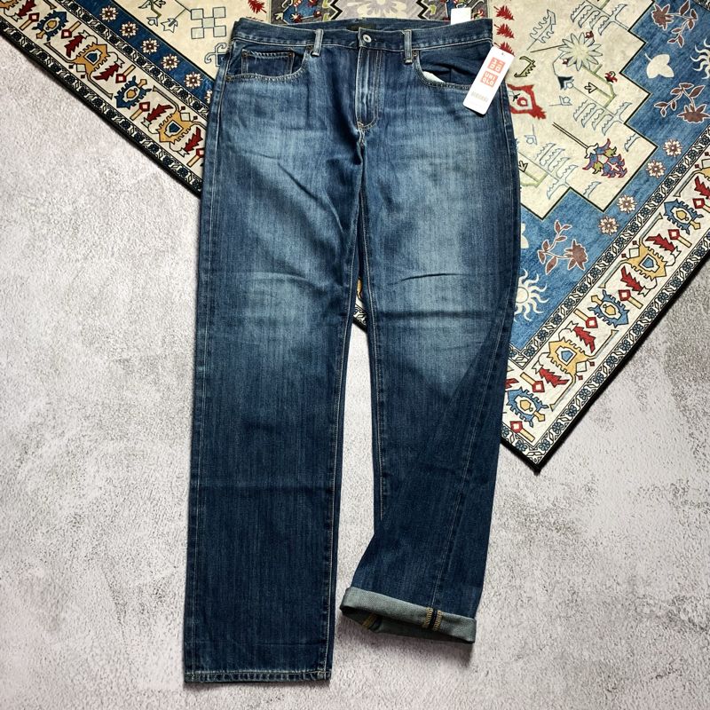 Uniqlo Regular Straight Blue Jeans size 38, foto 3