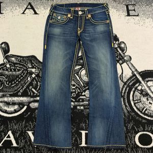 True Religion Vintage Y2K Jeans Pria blue