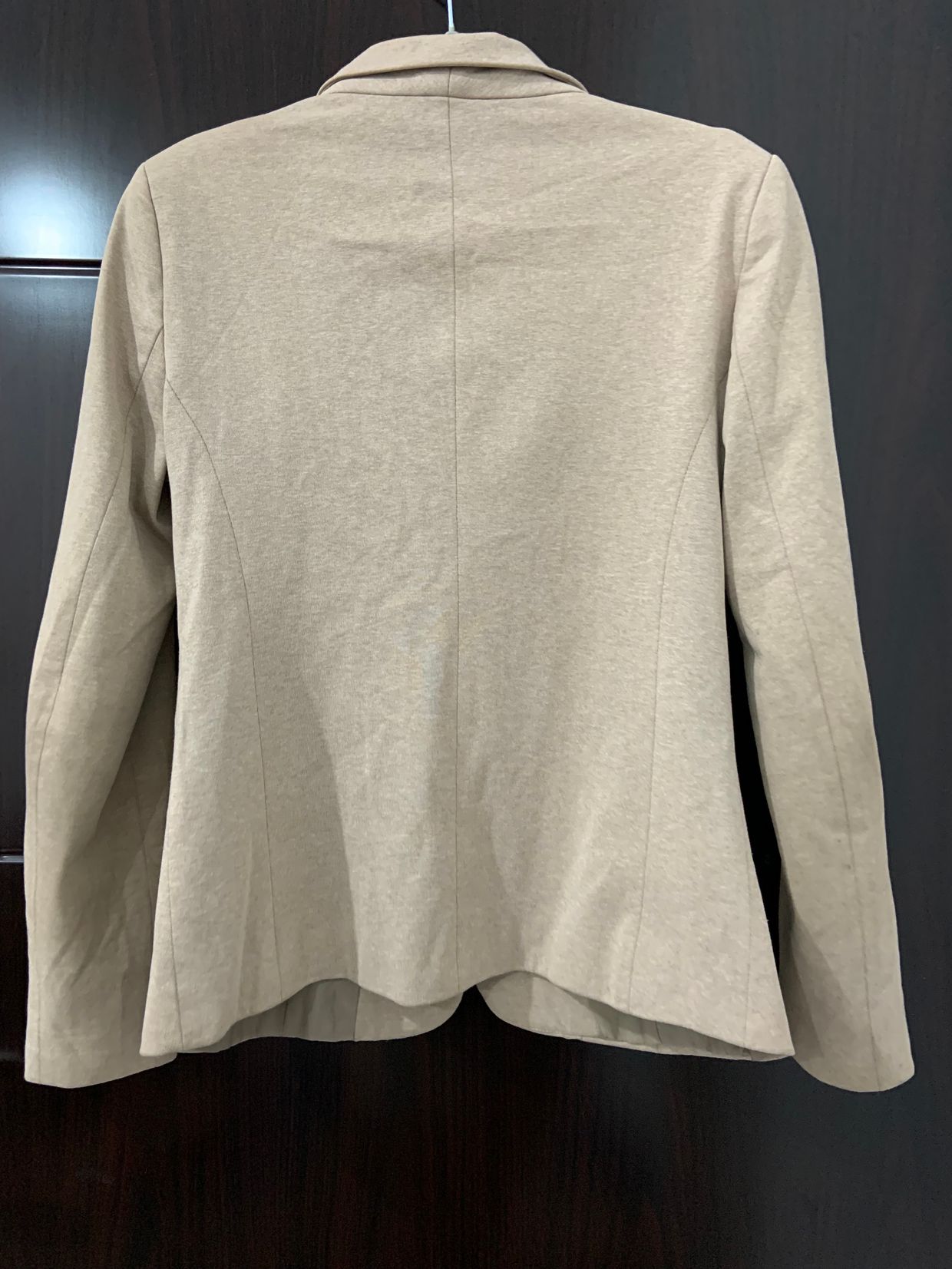 Pull & Bear Casual Blazer Wanita cream, foto 4