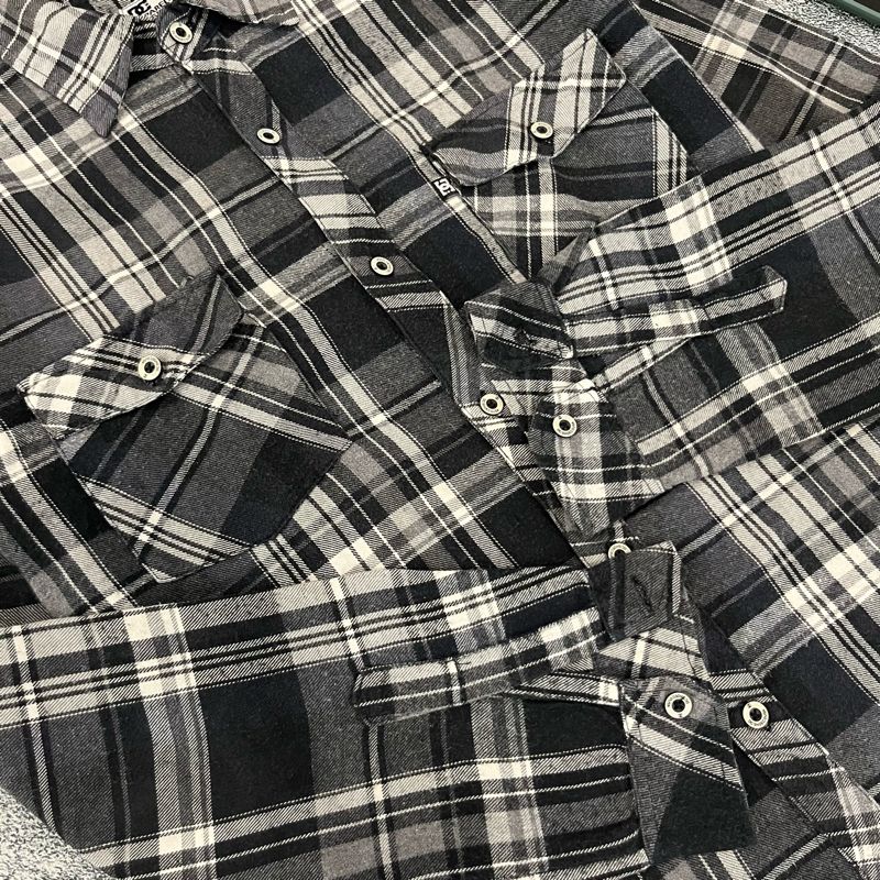 dc shoecousa flannel shirt, foto 4