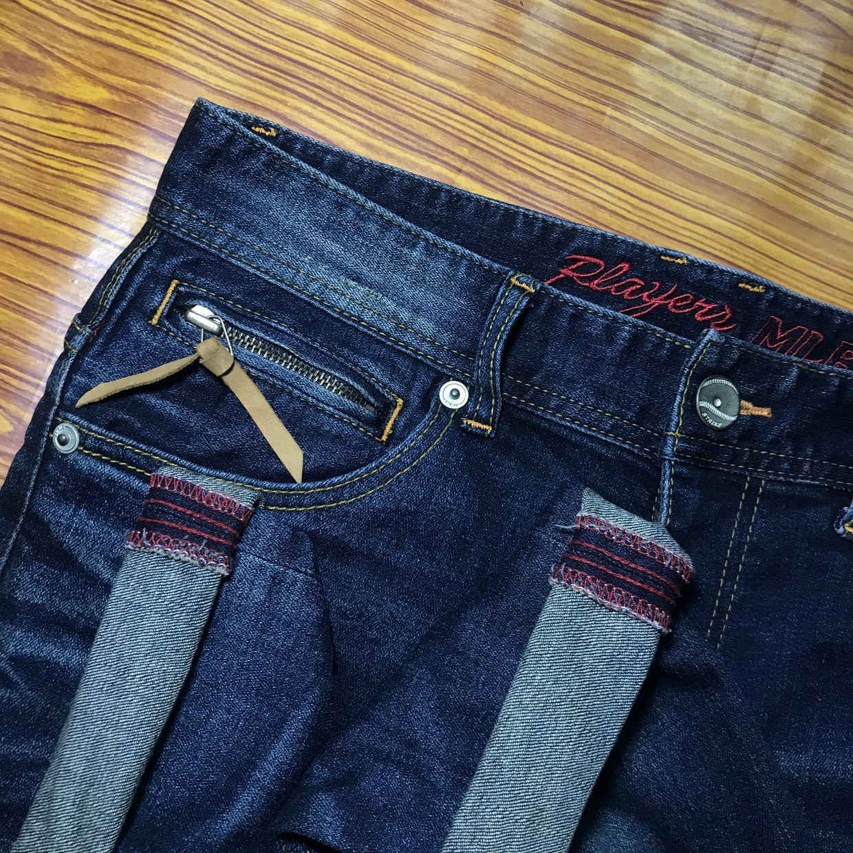 MLB Luxury Minimalist Jeans Pria multicolor, foto 4