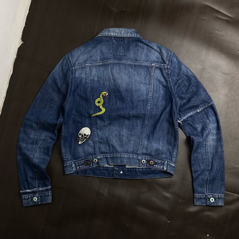 VTG DIESEL CROPPED DENIM JACKET, foto 2