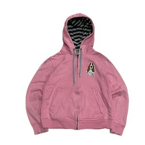 Hush Puppies for her, Signature Eimbodery Pink Zip Pullover