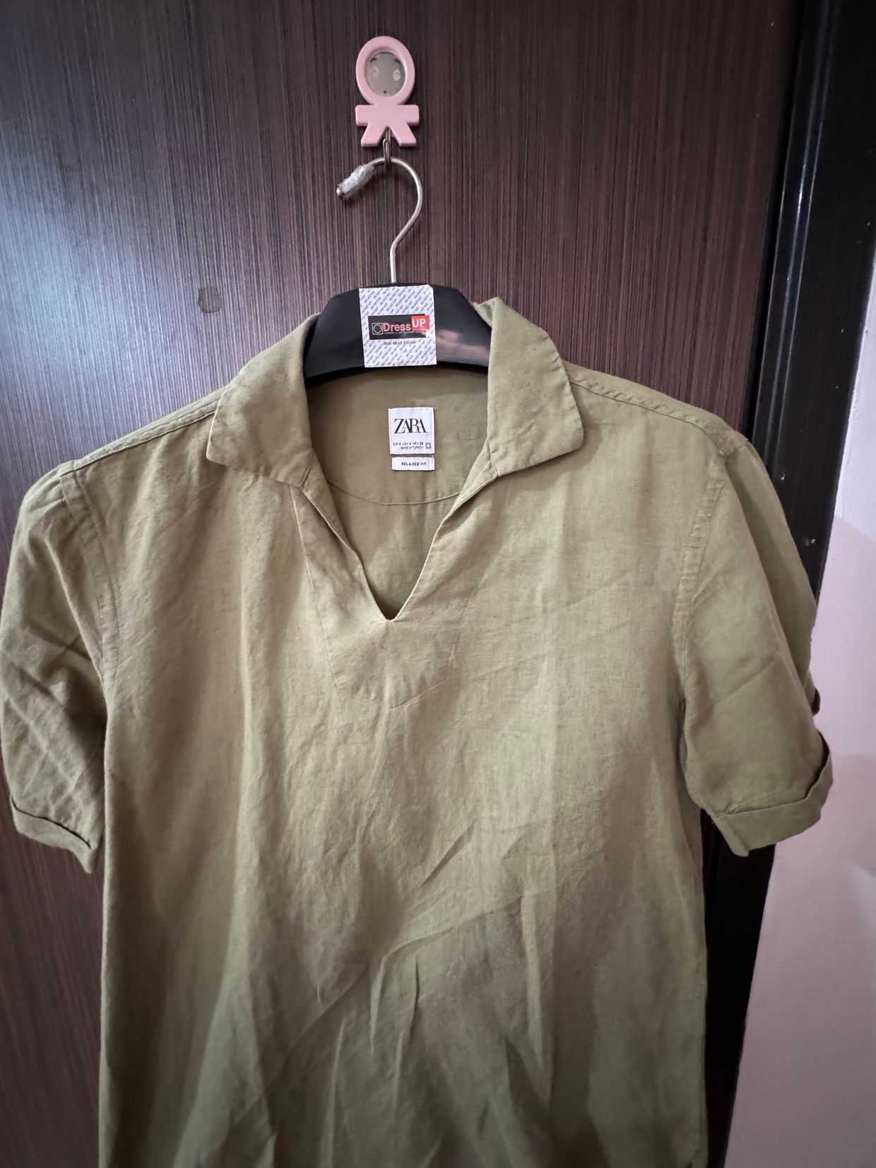 ZARA Casual Casual shirt Pria navy