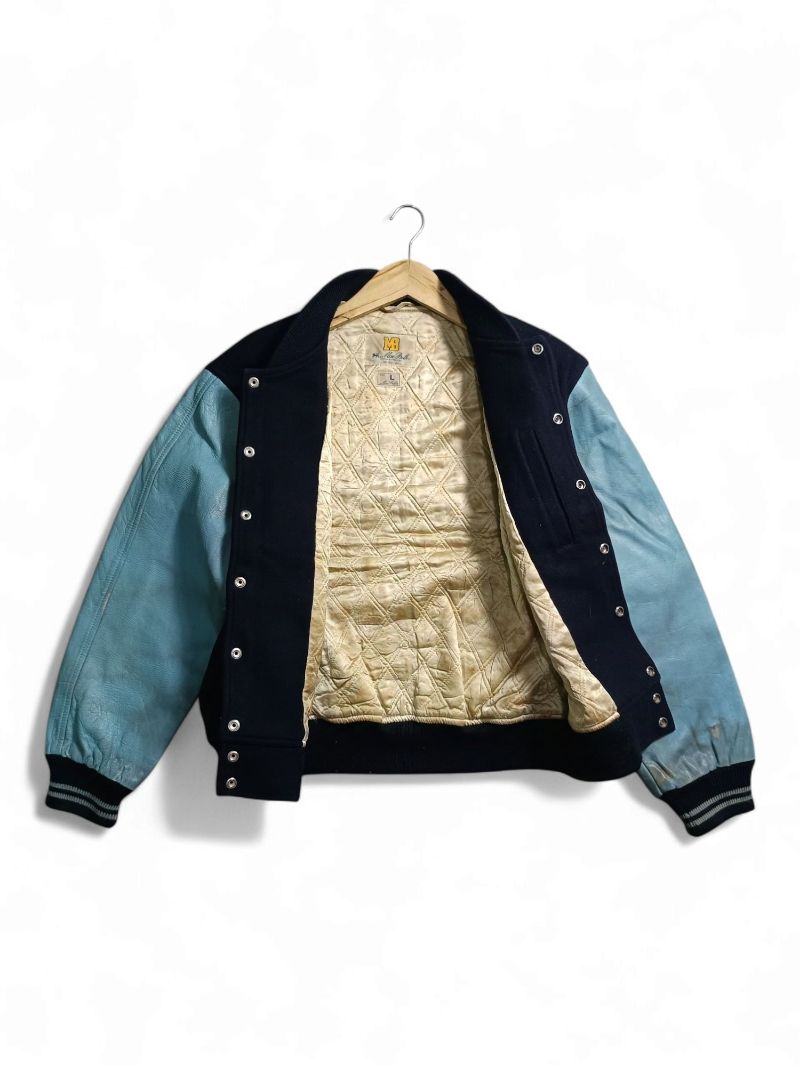 Vintage Macbeth Varsity wool leather, foto 3