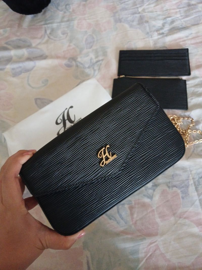 Tas Dompet Jims Honey Hitam, foto 2