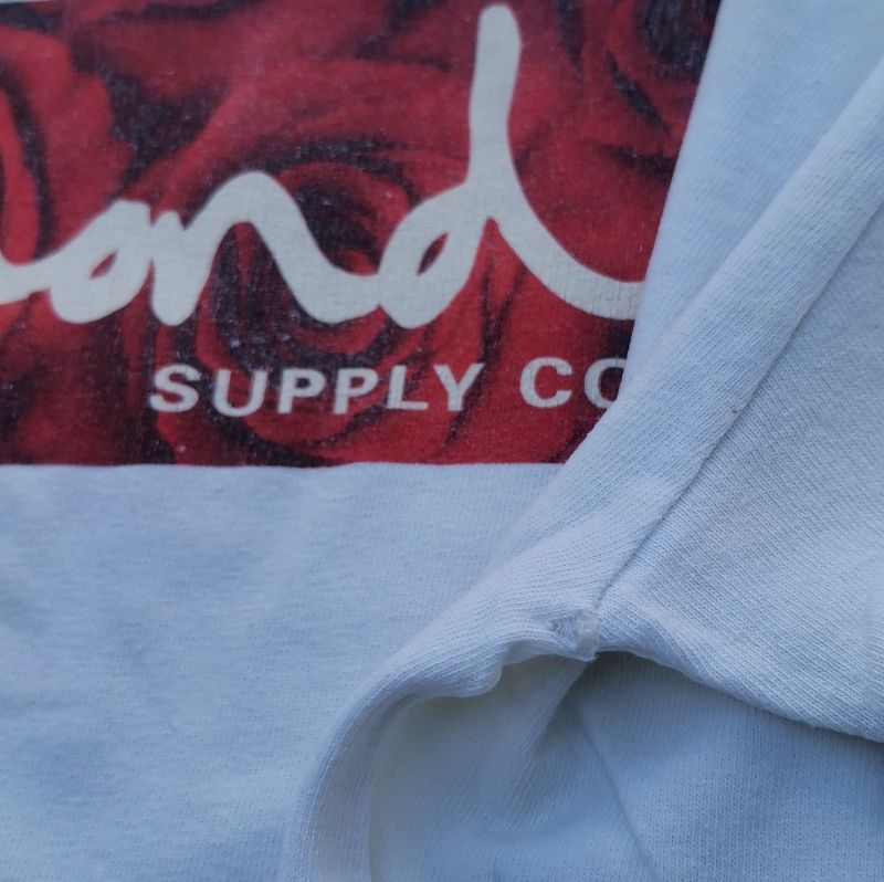 Diamond Supply&Co Red Roses Graphic White Tee, foto 4