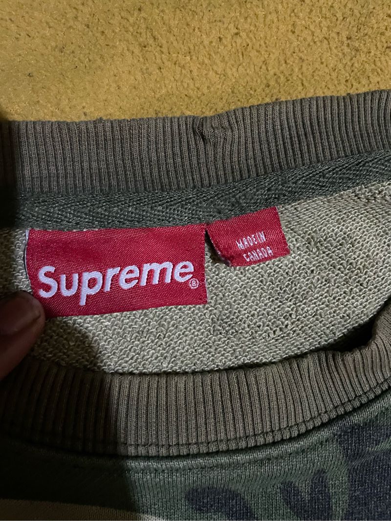 CREWNECK SUPREME CAMO, foto 2