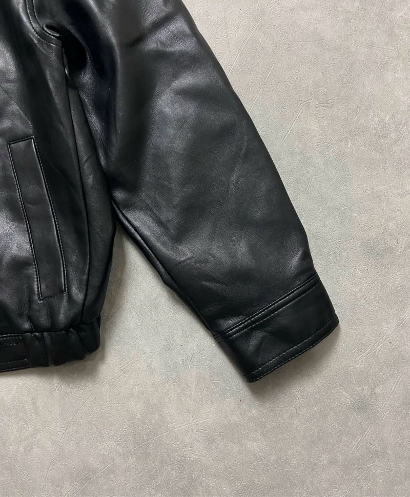 Work jacket/jacket leather/jaket kulit/jacket boxy/spao, foto 6