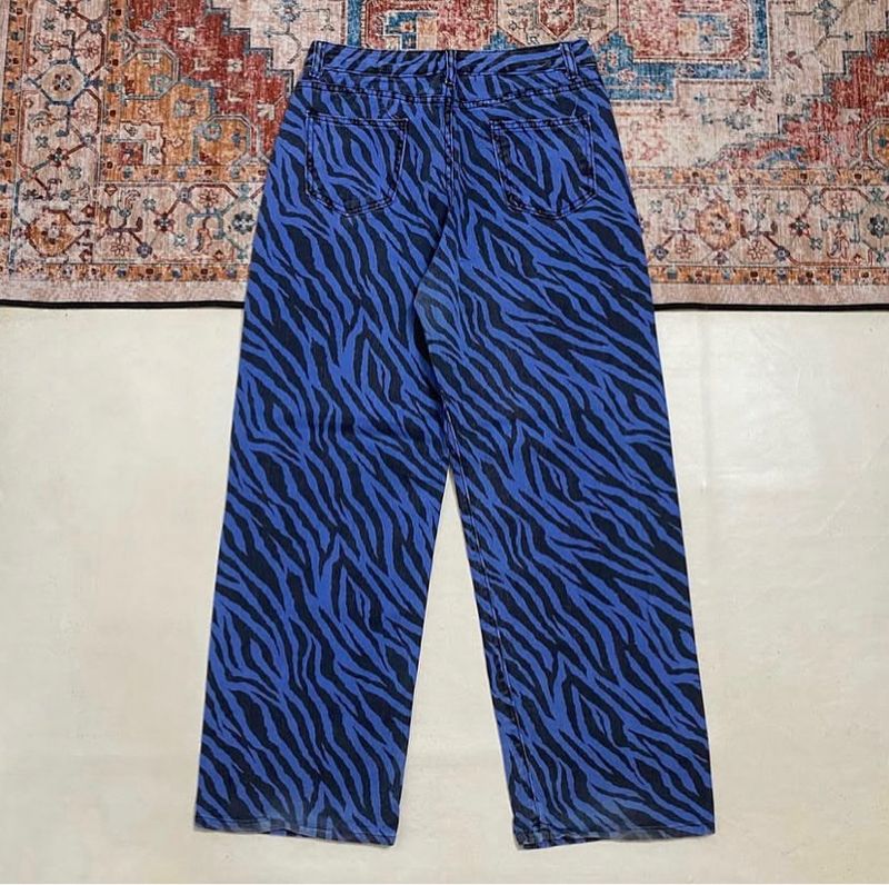 Y2K LEOPARD JEANS LOOSEFIT, foto 6