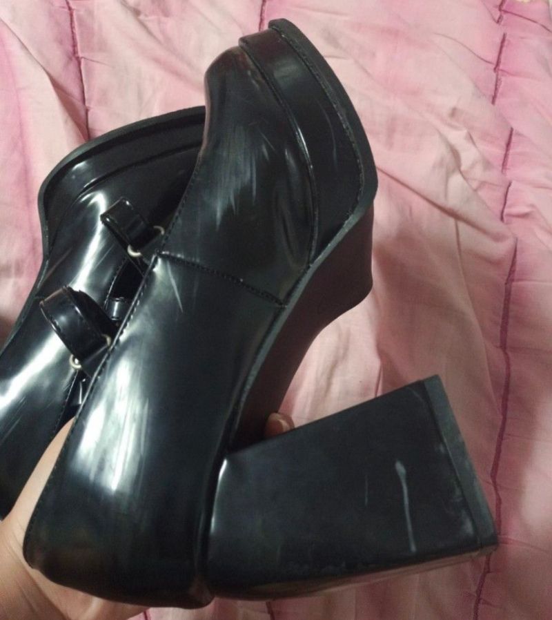 Y2K Goth Platform Wanita black, foto 4