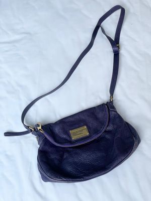 Marc Jacobs Minimalist Casual Crossbody Bag Wanita purple navy