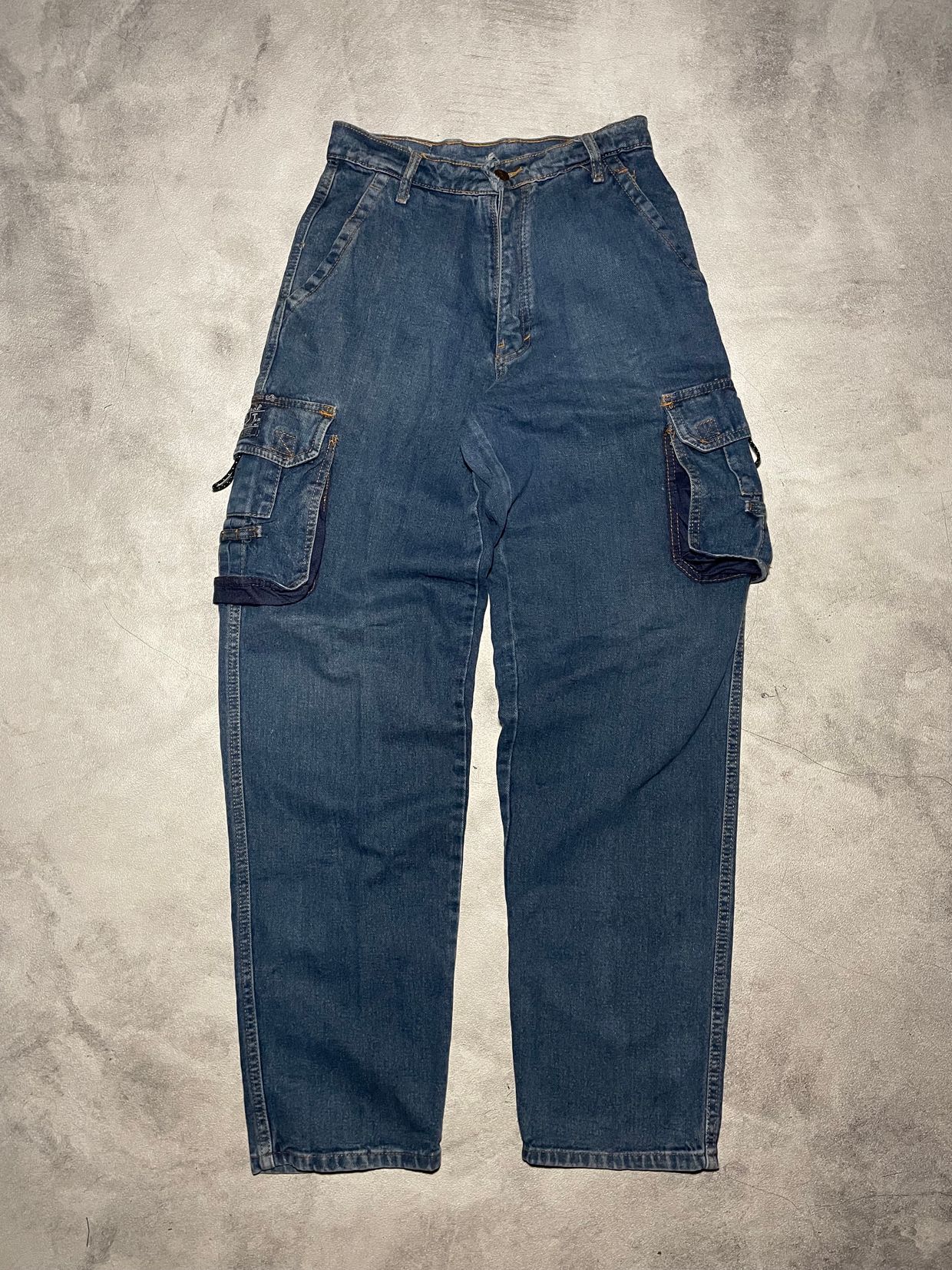 Y2K Jeans Pria navy blue