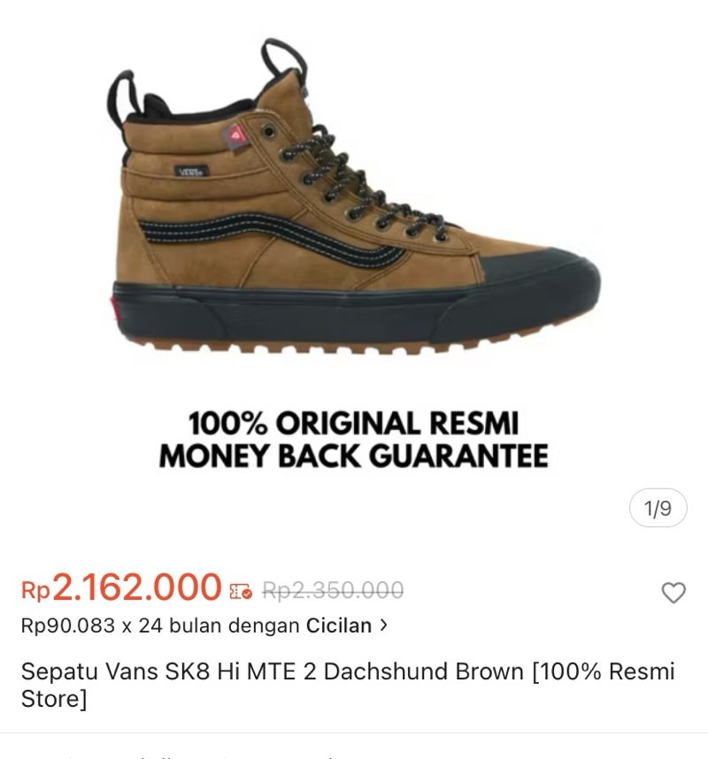 Vans SK8 HIGH MTE 2 Dachshund Brown, foto 2