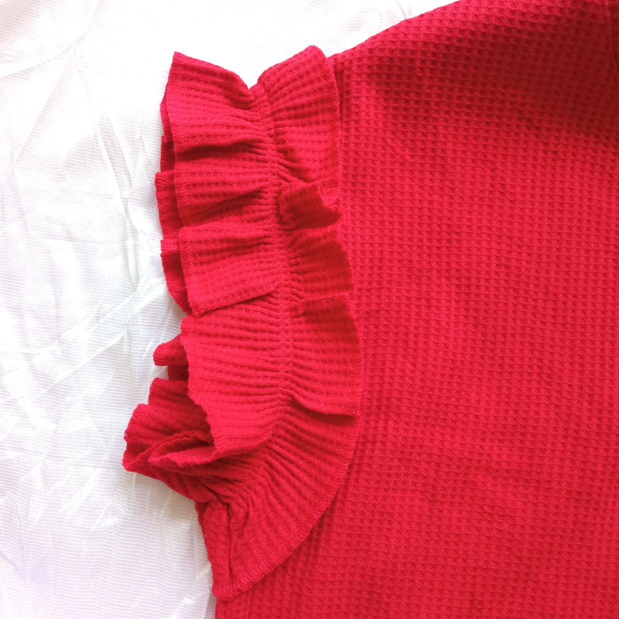 Blouse No minus, bahan rajut tebal, foto 4