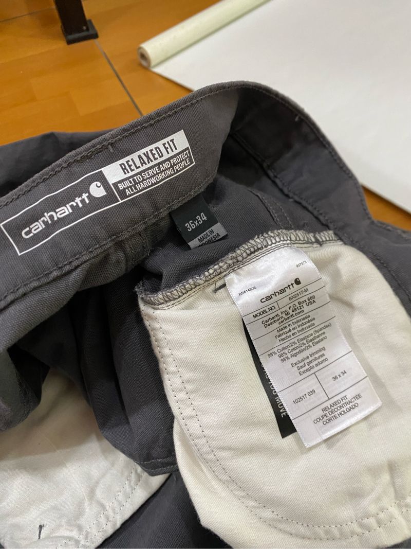 Work Pants 5 Pocket Canvas Carhartt, foto 3