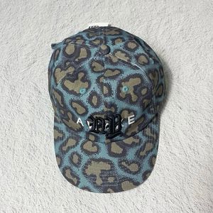 awake nyc college leopard logo six panel hat