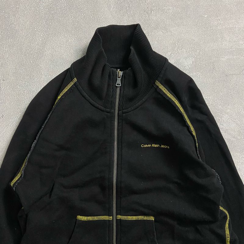 Calvin Klein Jeans Track Sweat Jaket 2000an, foto 3