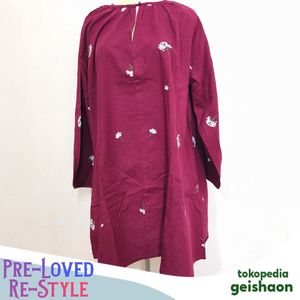 Dress Maroon