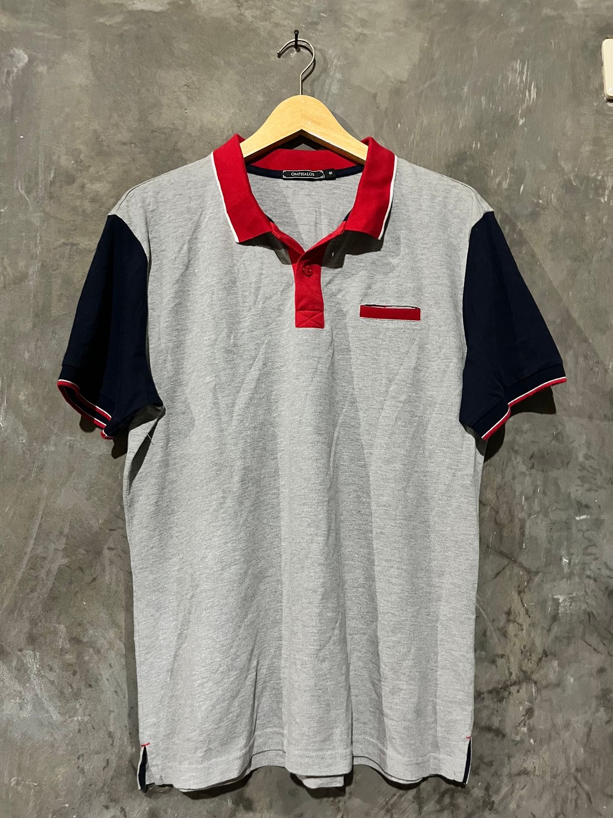 Casual Polo shirt Pria gray