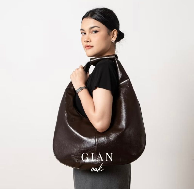 Brown Shoulder Bag Amreta, foto 4