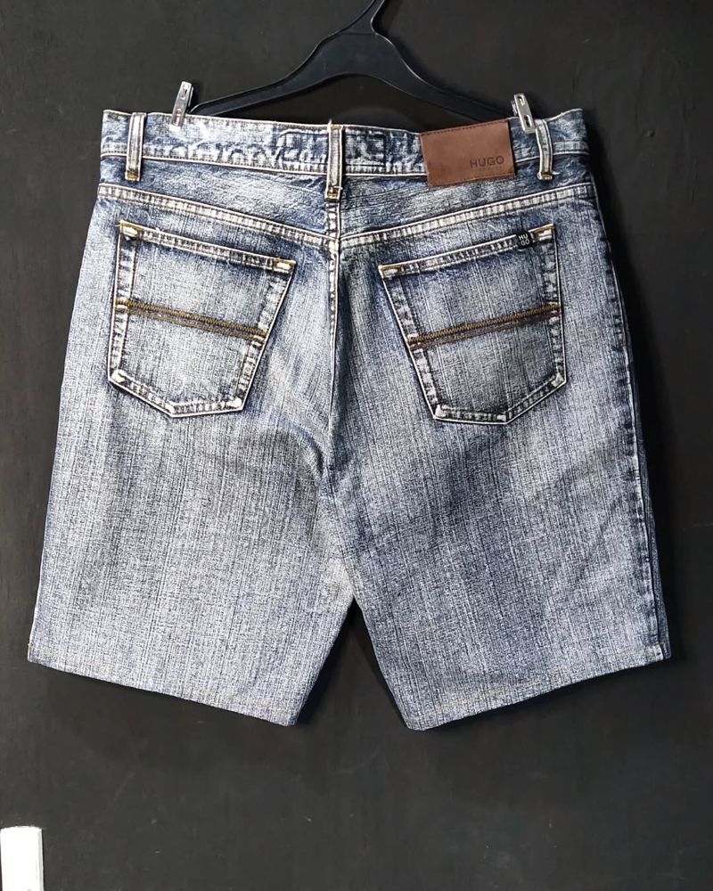 Y2K HUGO BAGGY JORT PANTS, foto 4