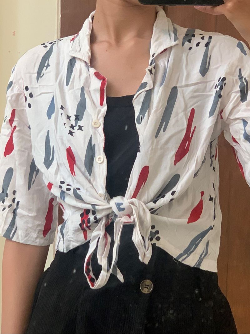 Cropped Shirt Think Different, foto 3