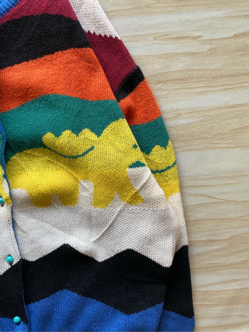 Vintage pattern cardigan🐘, foto 3