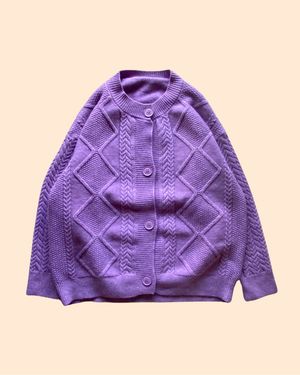 Vintage 90’s cable knit cardigan